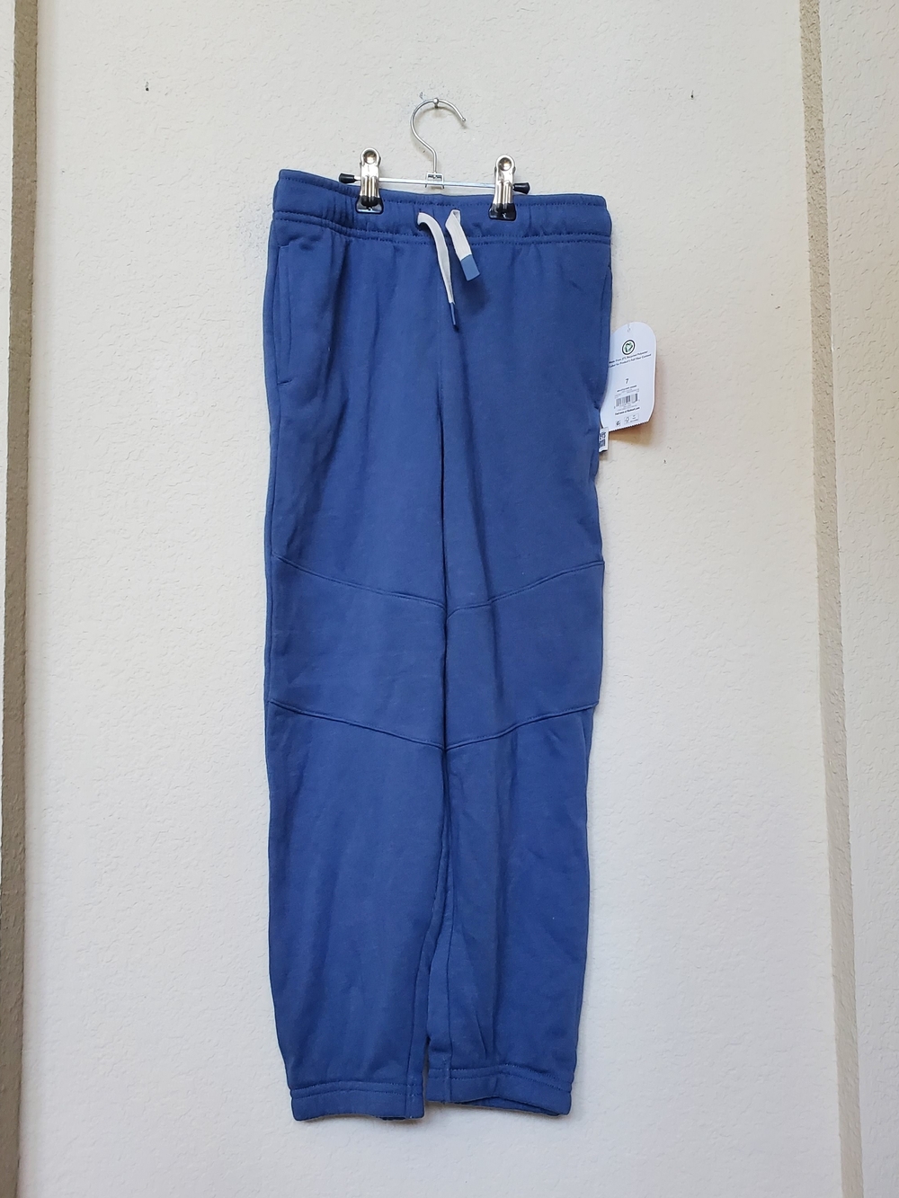 wonder nation Blue Pull-On Jogger Pants with Drawstring.  Size 7